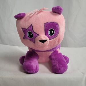 Fiesta 12" Animal Jam Purple Pink Panda Plush Bear Stuffed Animal Toy 2016